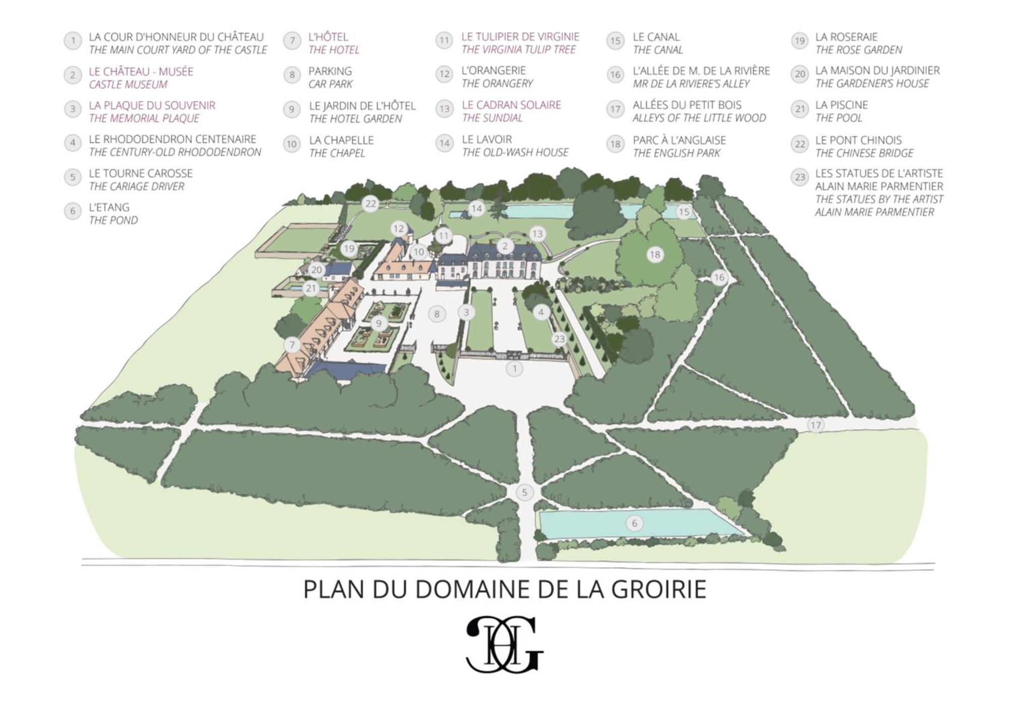Hotel Du Domaine De La Groirie - Le Mans Trangé Buitenkant foto